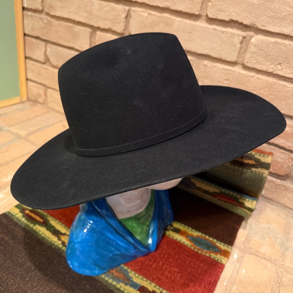 Men’s American Hat Company 20X Black Hat Size 7 3/8 - Picture 5 of 9